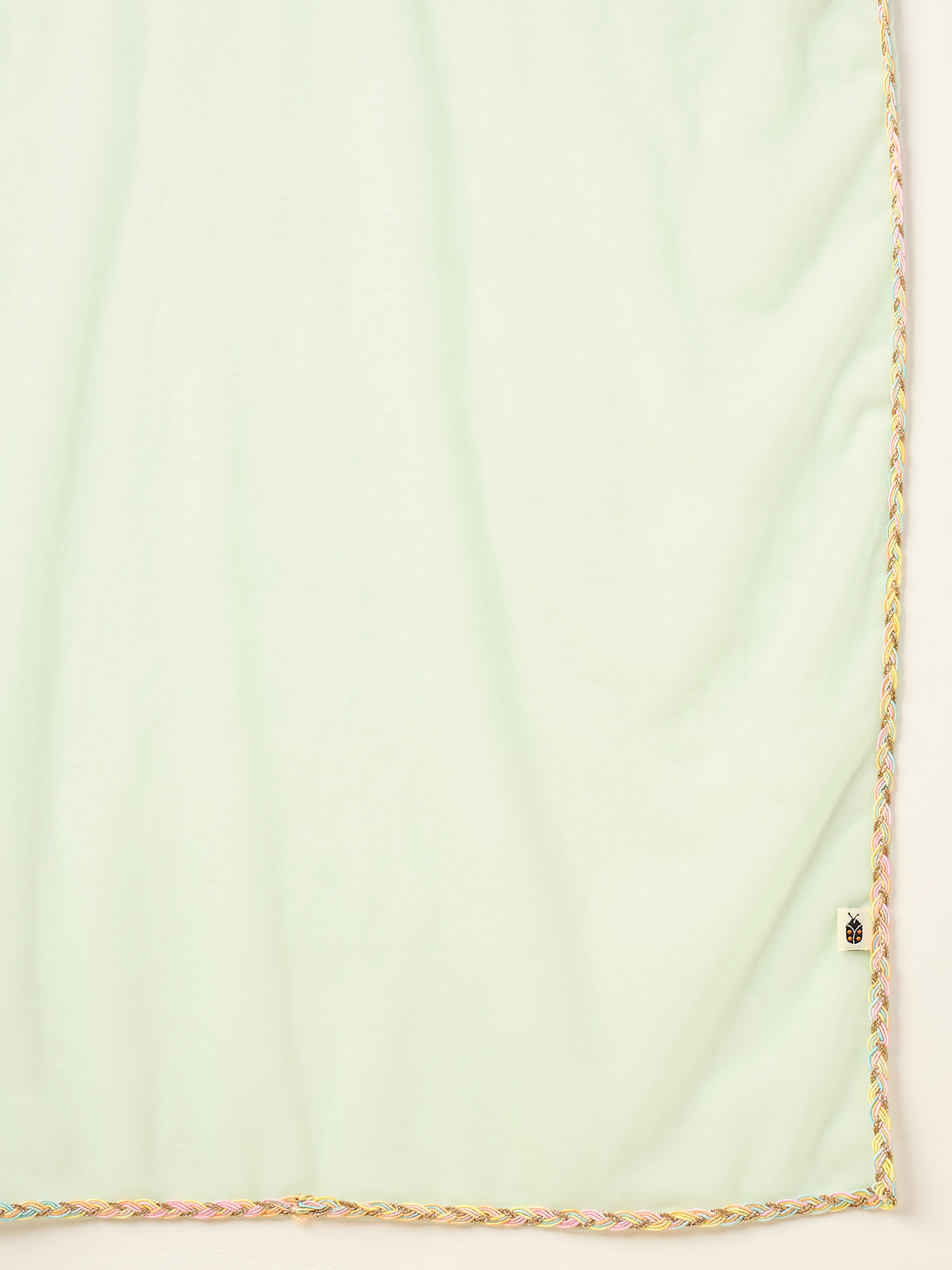 Girls Above Knee Embroidery Kurti Set - Peach