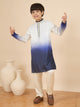 Boys Full Length Solid Kurta Set - Off-White
