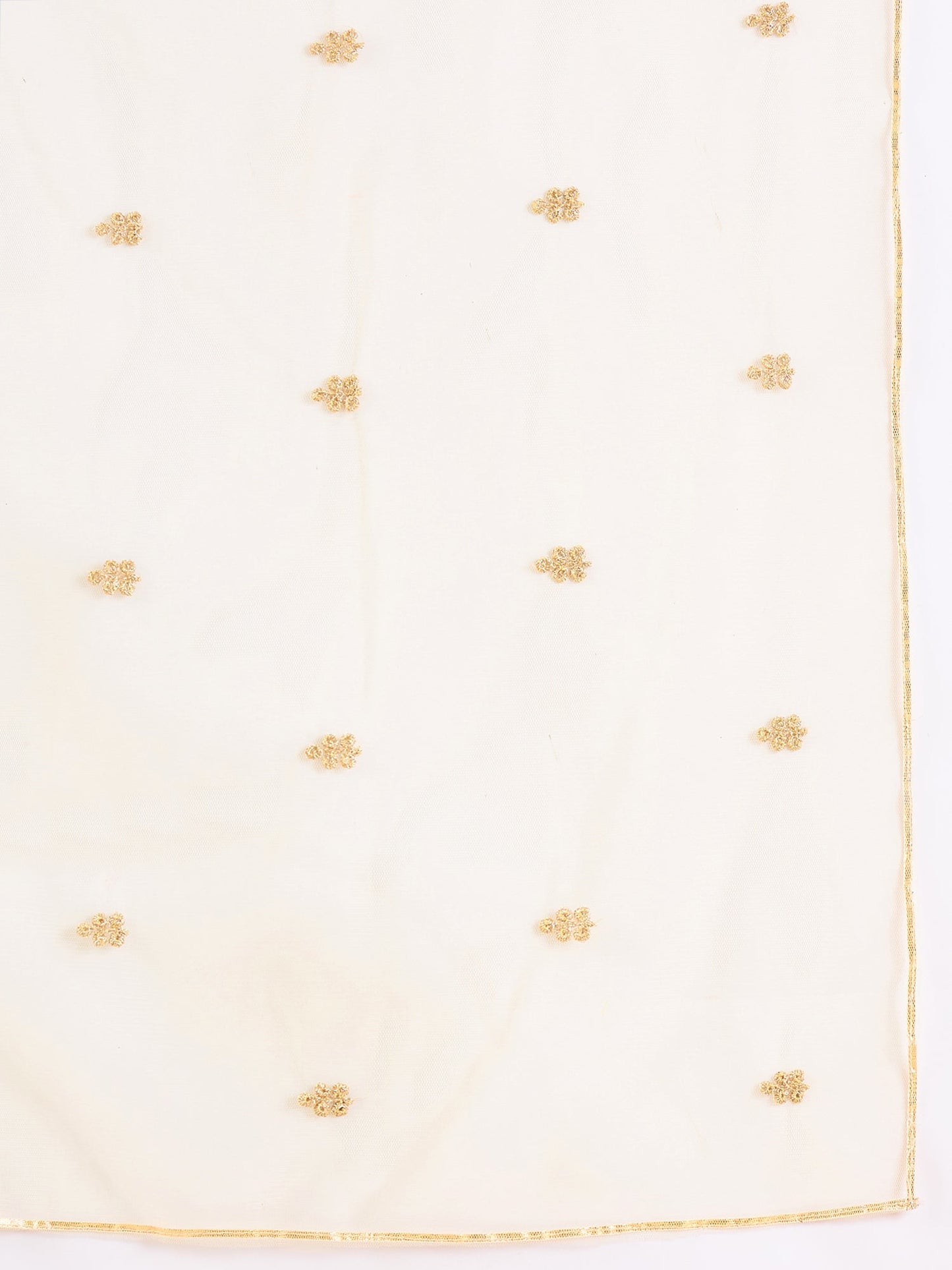 Girls Waist Length Embroidery Lehenga Choli - Yellow