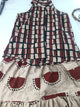 Girls Hip Length All over Print Lehenga Choli - Red